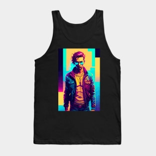 punk never dies, neon art v9 Tank Top